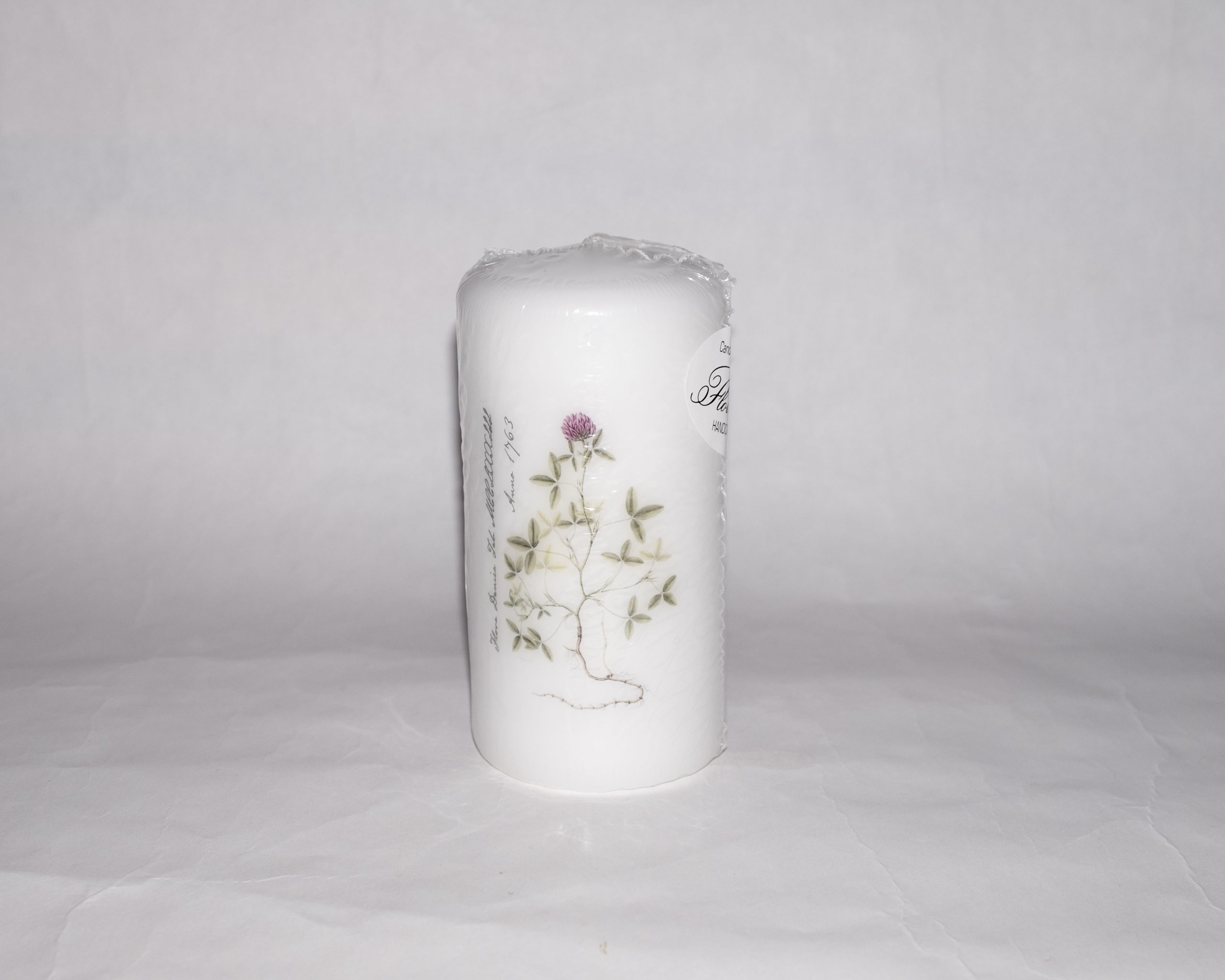 Flora Danica candle, clover