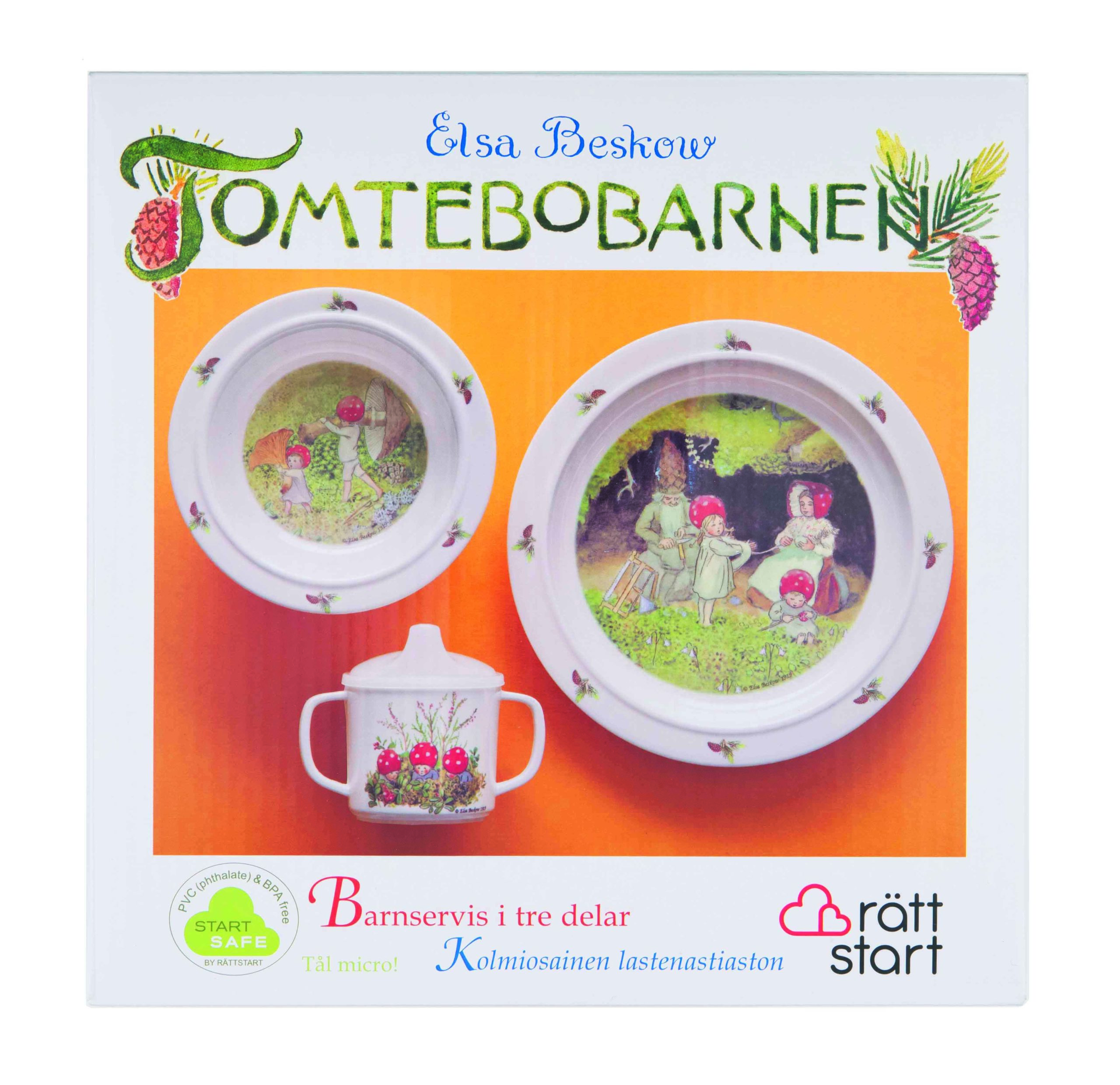 Tomtebobarnen children’s tableware set