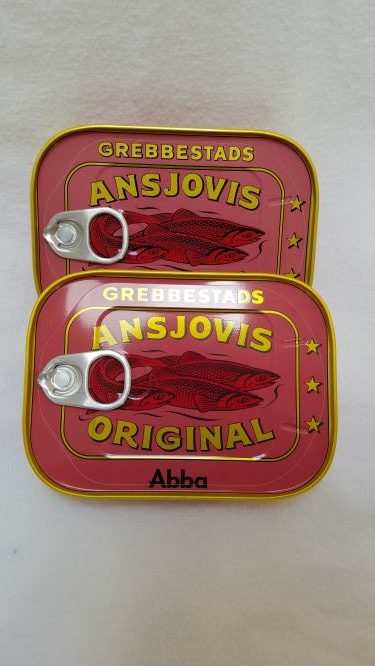 ABBA Ansjovis original, two for one, best before date 08/05/2024