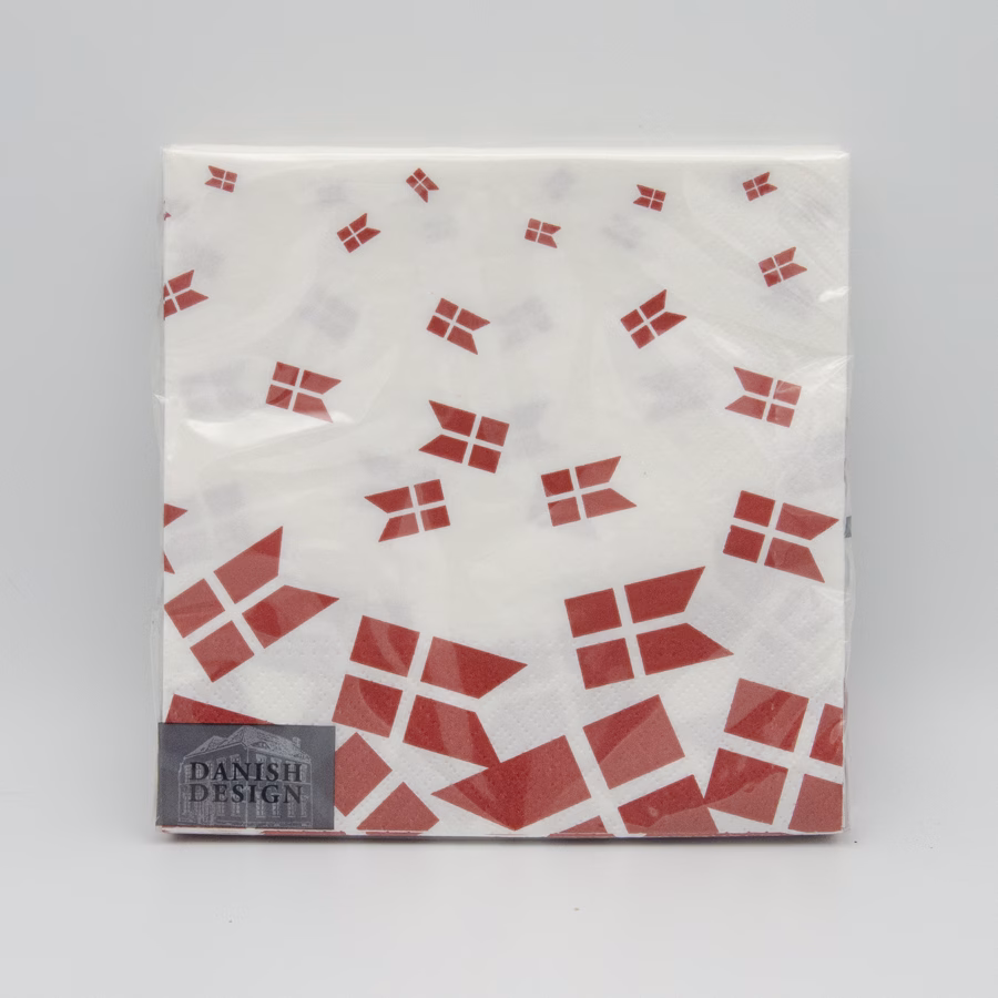 Danish design flag napkins