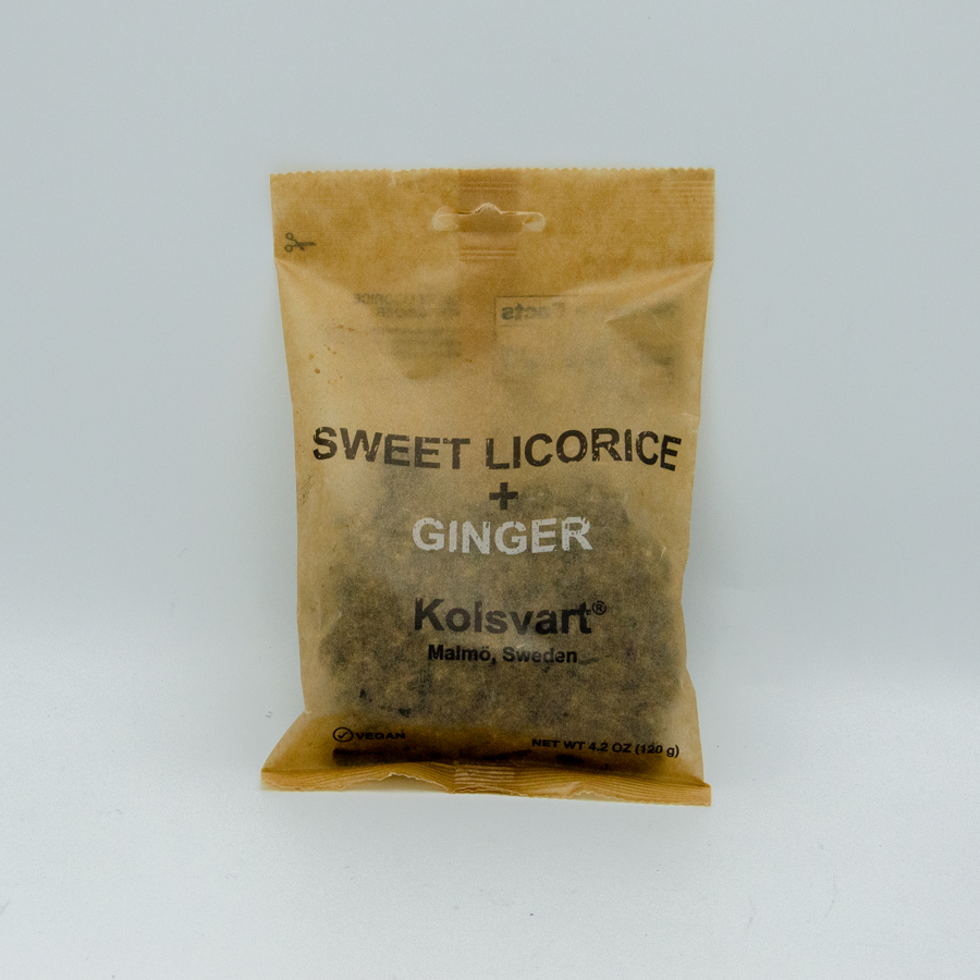 Kolsvart, sweet licorce + ginger