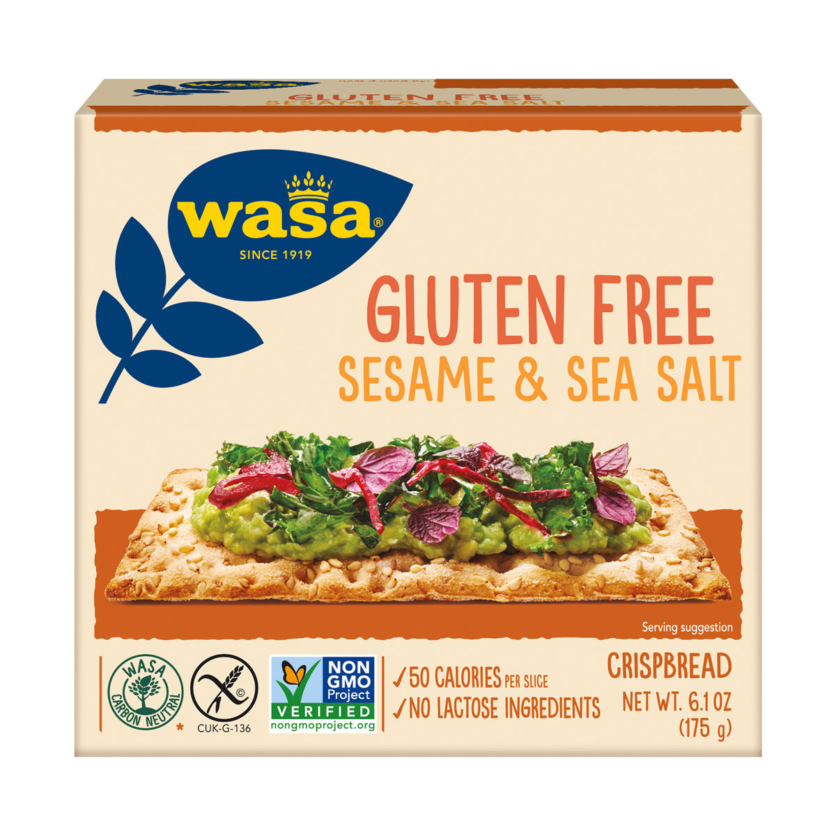 Wasa gluten free sesame & sea salt