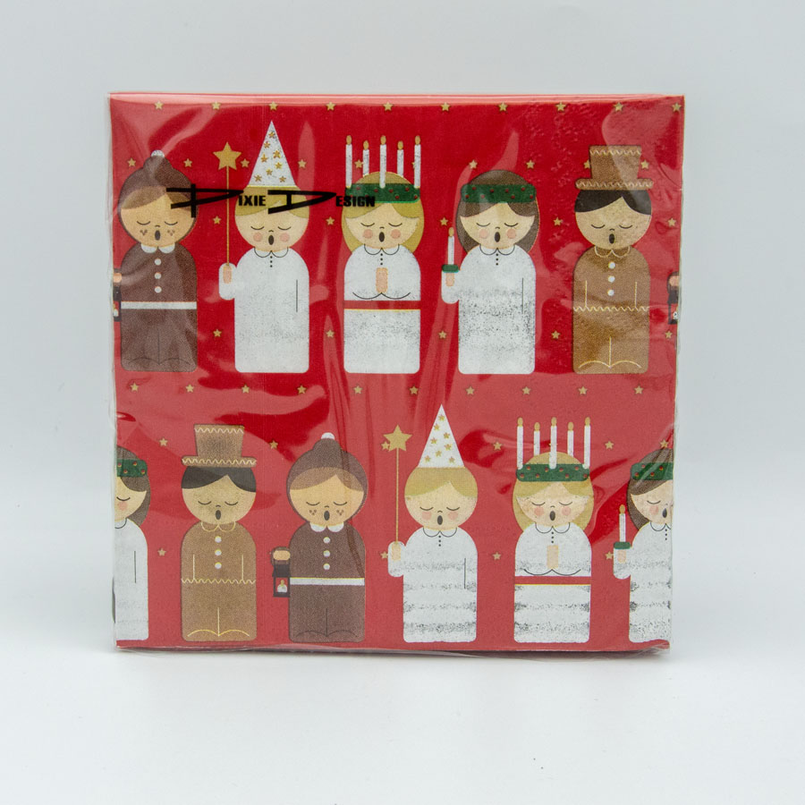 Lucia Procession napkin