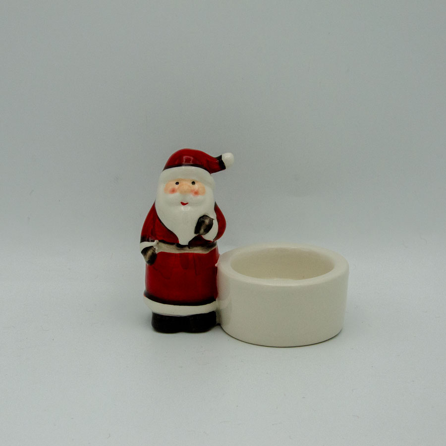 Santa candle holder