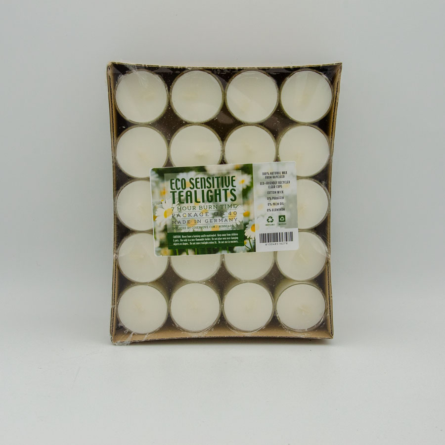 Tealights, eco sensitive