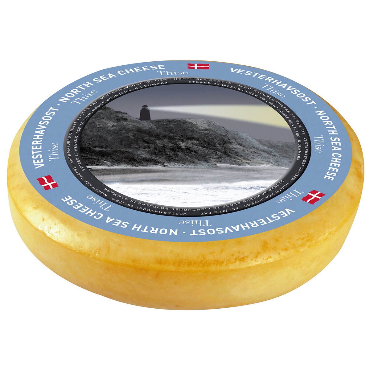 Thise North Sea Cheese wedge, from Denmark