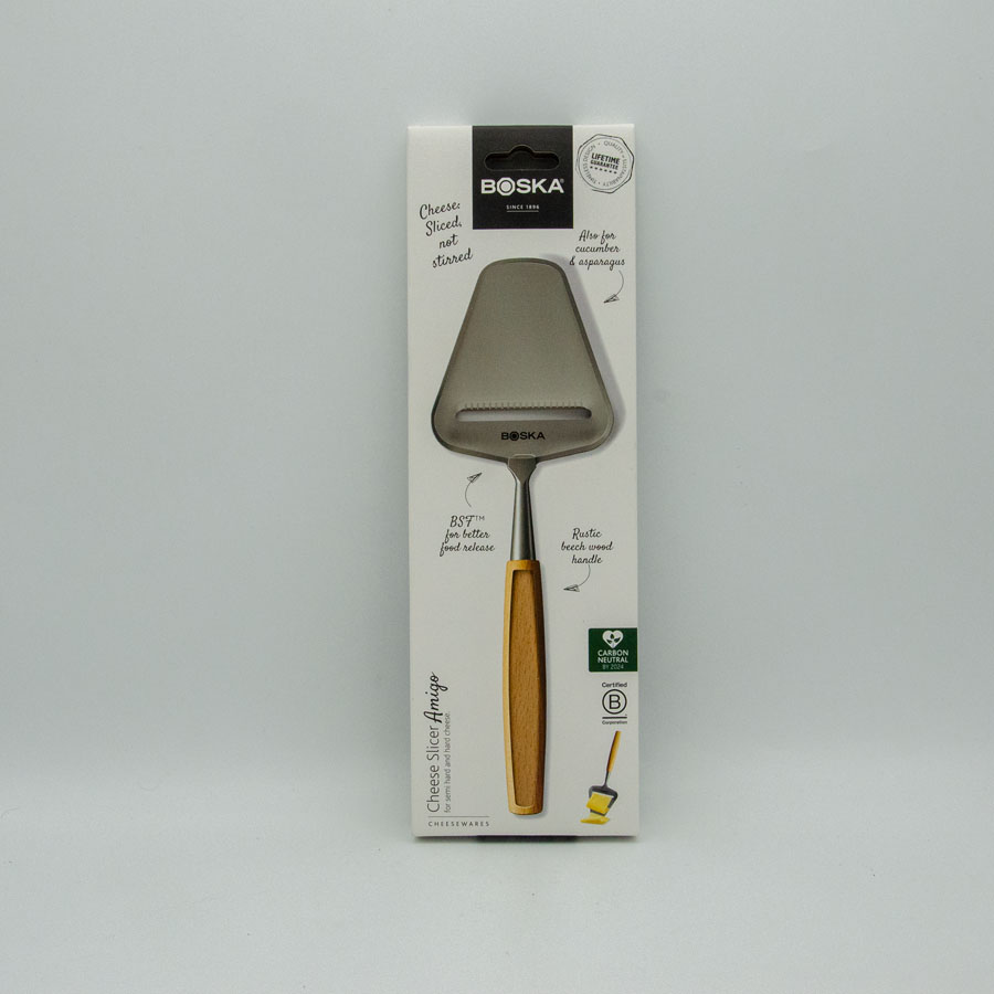 Cheese slicer with wood handle, Amigo