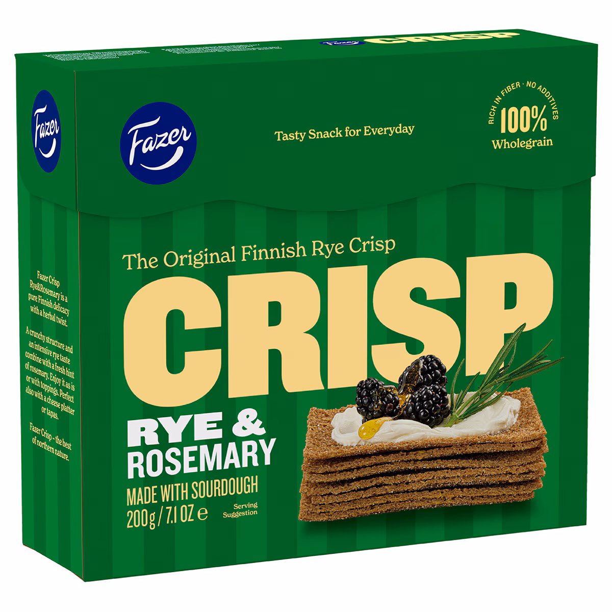Fazer rye and rosemary crisp