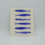 Swedish dishcloth, Blue Fish